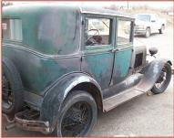 1929 Ford Model A Briggs Body 4 Door Sedan For Sale $5,500 right rear view