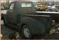 1949 Chevrolet Model GP Series 3100 1/2 Ton Pickup Truck For Sale $2,500 left rear view