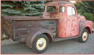 1952 Dodge Series B-3-B 1/2 ton Job-Rated 5 Window Pickup Truck Red For Sale $3,000 right rear view
