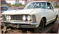 1964 Buick Riviera Series 4700 Two Door Hardtop Sport Coupe For Sale $1,750 left front view