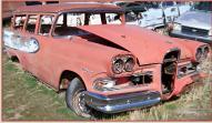 1958 Edsel Villager 6 Passenger 4 Door Station Wagon For Sale $3,500 right front view