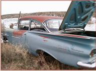 1959 Chevrolet Biscayne Series 1100 Two Door Sedan For Sale $4,000 right rear side view