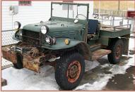 1942 Dodge G502 Model WC-52 4X4 3/4 Ton Military Weapons Carrier Truck For Sale $10,000 left front view