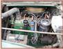 1942 Dodge G502 Model WC-52 4X4 3/4 Ton Military Weapons Carrier Truck For Sale $10,000 left engine compartment view