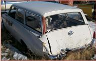 1961 Ford Taunus Turnier 17m Super P3 Three Door Station Wagon For Sale $2,500 left rear view