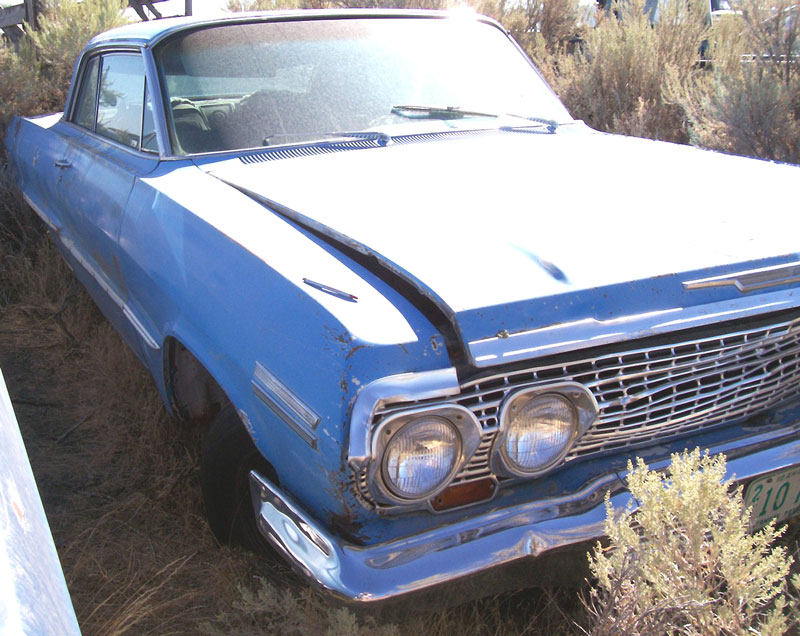  doing much body work restoring this 63 Chevy Impala For sale 5500 USD