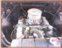 1954 Ford F-100 1/2 ton pickup truck front engine compartment view