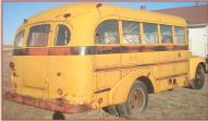 1951 Ford F-5 yellow Superior 18 passenger school bus right rear view