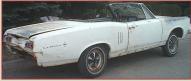 1967 Pontiac Tempest LeMans convertible right rear  view