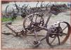 Vintage Montana farm and ranch horse-drawn riding lawn mower #2 yard art for sale $1,000
