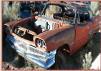 1960 Dodge Pioneer 2 door hardtop burned