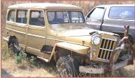1956 Willys Jeep Model 475 1/2 ton utility wagon right front view