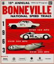15th Annual Bonneville National Speed Trials Program 1963