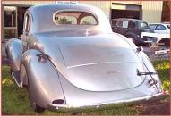 1937 Willys 5 window coupe left rear view view