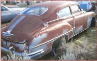 1950 Pontiac Streamliner Silver Streak 8 two door fastback coupe right rear view