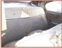 1950 Pontiac Streamliner Silver Streak 8 two door fastback coupe right rear interior view