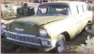 1956 Chevrolet 210 Six Passenger 4 Door Station Wagon For Sale $3,500 left front view