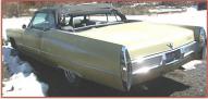 1967 Cadillac DeVille Convertible left rear view