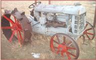 1918 Fordsom Model F ladder sided farm tractor right front view