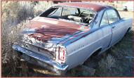 1966 Ford Fairlane GT 390/4 Speed Car Silver right rear view for sale $6,500