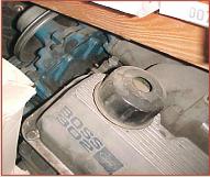 1969 Ford Mustang Boss 302 G-Code V-8 Motor front left corner motor view