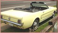 1966 Ford Mustang Convertible right rear view