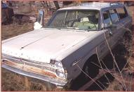 1966 Plymouth Fury III 6 Passenger Station Wagon left front view