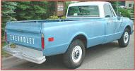1972 Chevrolet C-20 3/4 Ton Pickup Truck right rear view