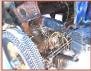 1956 Willys Jeep Model 475 4X4 1/2 Ton Pickup right front motor compartment view