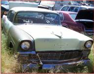 1956 Chevrolet Bel Air 2 Door Hardtop Sport Coupe For Sale right front view