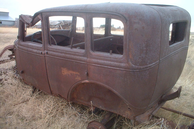 1931 Ford Model A Slant Window Steel Body 4 Door Sedan For Sale