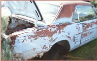 1966 Ford Mustang 2 Door Hardtop Coupe Six/Auto For Sale right rear view