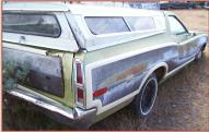 1972 Ford Ranchero Squire 2 Door Car Pickup For Sale $3,500 right rear view