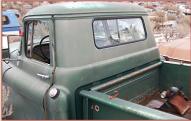 1955 Chevrolet 2nd Series 3200 1/2 Ton LWB Commercial Stepside Pickup Truck For Sale $4,500 left rear cab view