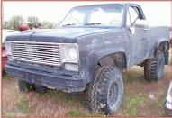 1976 Chevrolet Custom Deluxe 1/2 Ton 4X4 Pickup Truck For Sale $3,500 right front view