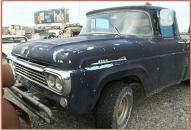 1958 Ford F-100 Styleside Custom Cab 1/2 ton Pickup Truck For Sale left front view