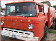 1965 Ford Model C-600 COE Cab-Over-Engine Tilt-Cab Bulk Fuels 5 Window Truck For Sale $3,500 left front view