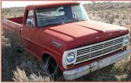 1969 Ford F-100 Styleside 1/2 Ton Pickup Truck For Sale $4,500 right front view