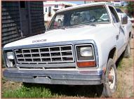 1982 Dodge 150 Custom Power Ram 1/2 Ton Sweptline 4X4 Pickup Truck For Sale $4,000 left front view