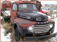 1950 Ford F-4 Series 9RTL One Ton Platform Flatbed Truck For Sale $4,500 left front view