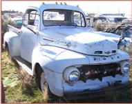 1952 Ford F-1 1/2 Ton Pickup Truck Grey For Sale right front view