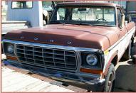 1978 Ford F-150 Custom Styleside 4X4 Pickup Work Truck For Sale left front view