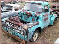 1955 Ford F-100 Custom Cab 1/2 Ton Stepside Pickup Truck For Sale $2,000 left front view