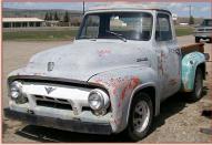 1954 Ford F-100 1/2 Ton Pickup Truck 302 V-8 For Sale $2,500 left front view