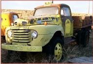 1950 Ford F-5 Coleman Four Wheel Drive Dump Truck For Sale $4,500 left front view