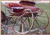 Vintage Montana 2 passenger shorse drawn sleigh red for sale $3,000