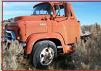 Go to 1956 GMC 350 LCF low-cab-forward semi tractor truck with chrome grill for sale $4,000
