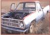 1979 DodgeD100 1/2 ton Sweptline pickup truck