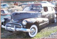 1947 Buick Roadmaster Flxible hearse front left view for sale $7,500