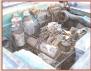 1949 Cadillac Series 60 4 door sedan right front motor view for sale $3,500